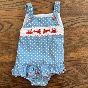 Lil Cactus Smocked Bubble